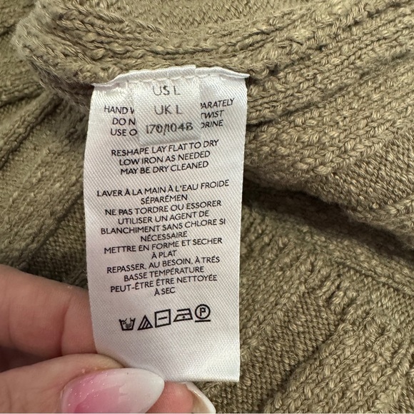 FP Beach by Free People Ribbed Knit Maxi Dress Tan Brown Sleeveless Bodycon L - Picture 8 of 11